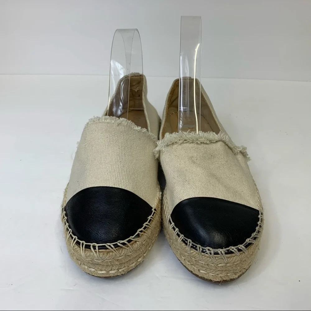 Schutz Cru & Black‎ Oakes Espadrilles Platforms